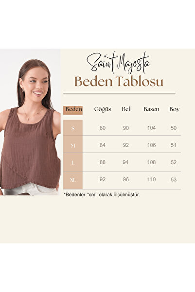 saint majesta Muslin Blouse Vest 100% Cotton Back Button - Women's Stylish Tops - Sm25