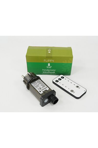 Flippy Transformer with remote control, Flippy, 8 light patterns, 31 V, black, 9W
