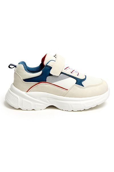 R&B Color Block Velcro Closure Shoes