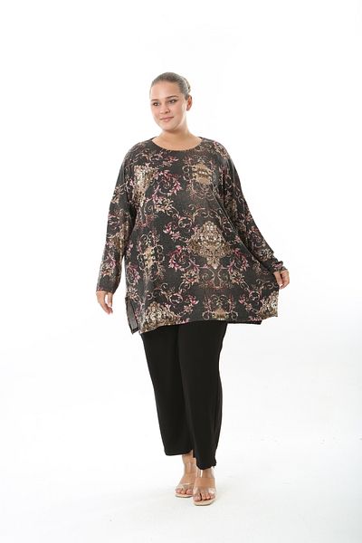XL Modam Women's Lycra Viscose Plus Size Tunic