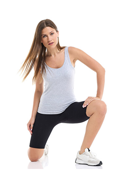 R&B Ribbed Biker Shorts