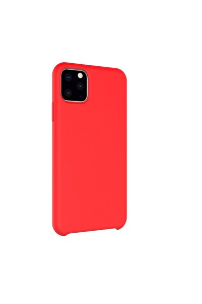 OEM Carcasă compatibilă cu iPhone 11 Pro Max 6.5, roșie, silicon lichid