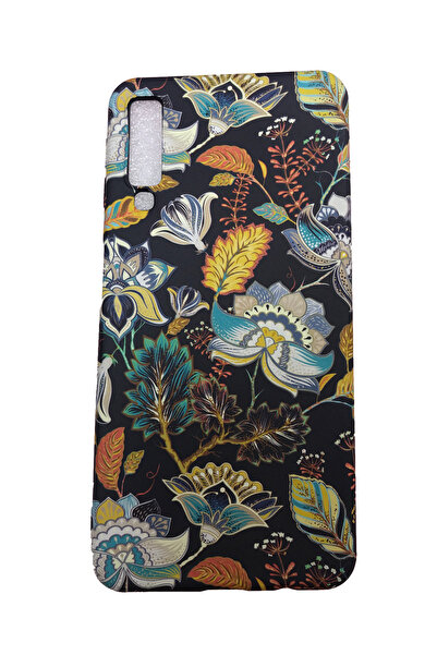 OEM Carcasă compatibilă cu Samsung Galaxy A7 2018, fosforescentă, design flor...