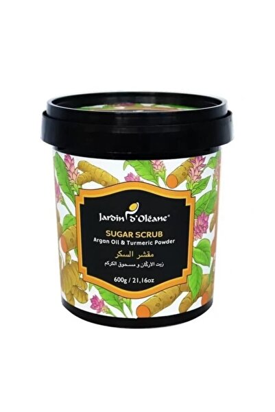 Jardin D Oleane جاردن دي أوليان مقشر السكر بزيت الاركان ومسحوق الكركم | Argan...