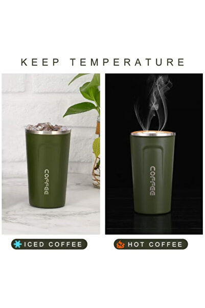 Primo Plus Vacuum Insulated Coffee Mug Blue 510ml