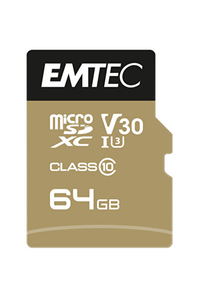 Emtec Card de memorie SpeedIN Pro, 64GB, microSDXC, V30, A1, 4K, adaptor SD i...