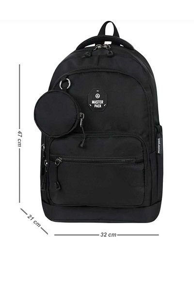 AlphaClub Bag Large Size Luxury Satin Water Repellent Fabric Backpack Junior High School and High School Bag