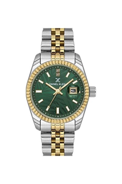 Daniel Klein DK102-DKE.6.10927-4 YEŞİL KADRAN ALTIN KAPLAMA KADIN KOL SAATİ