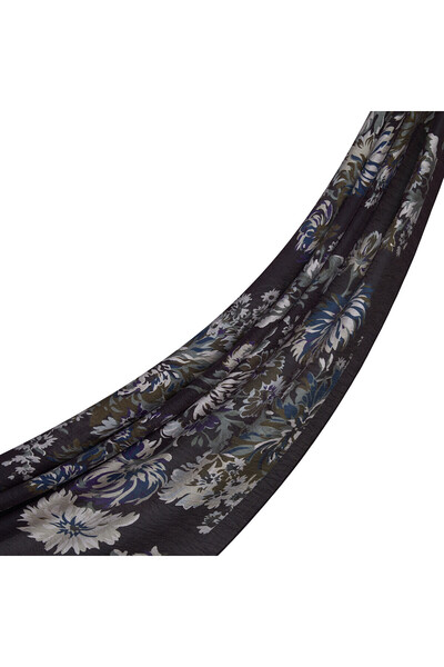 ipekevi شال تينسوفت منقوش - نمط الأقحوان - بيج بني