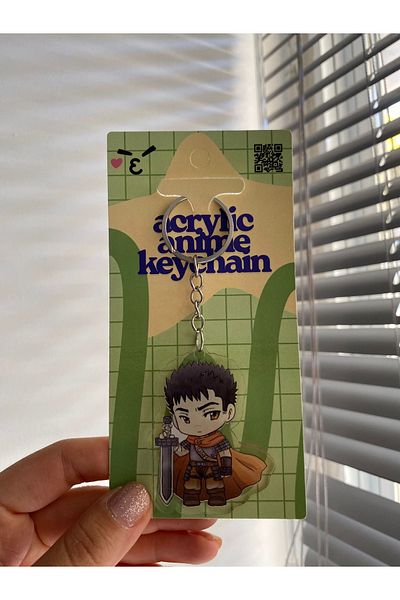 Planet Butik Berserk Guts Acrylic Anime Keychain