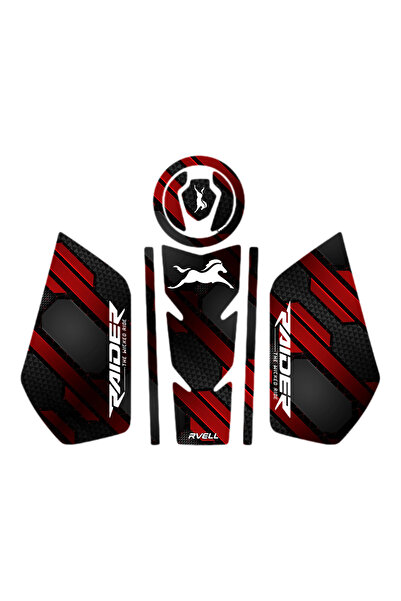 MKARAKAN RVELL TVS Raider Uyumlu Tank Pad Set 001