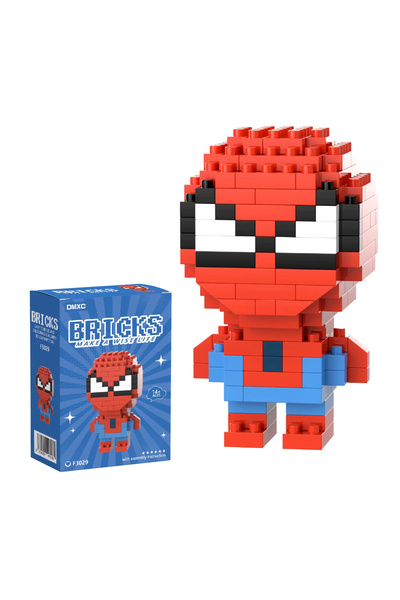 Bricks Spiderman Character Figure 3D Jigsaw Puzzle Building Toys