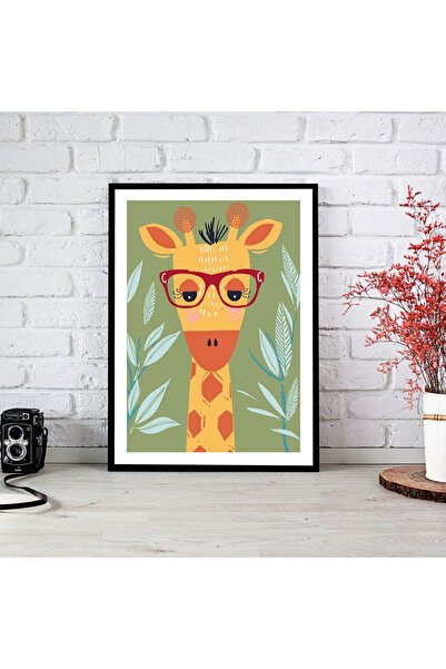 woodsia Tablou cu poster din lemn MDF cu aspect de cadru dintr-o singură buca...