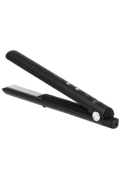 adler Placă de îndreptat părul fără fir AD 2327b, USB, baterie cu autonomie de 50 de minute, afișaj LED, acoperire ceramică (negru)