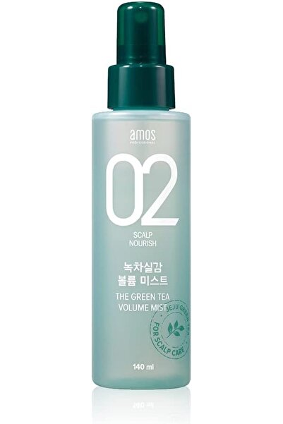 amos PROFESSIONAL 02 رذاذ تغذية فروة الرأس بالشاي الأخضر لزيادة الحجم 140 مل ...