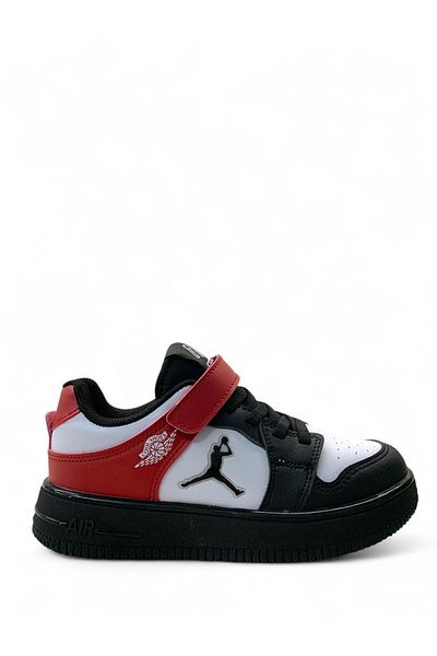 Cool Haykat Orthopedic Unisex Kids Black/Red Sneaker
