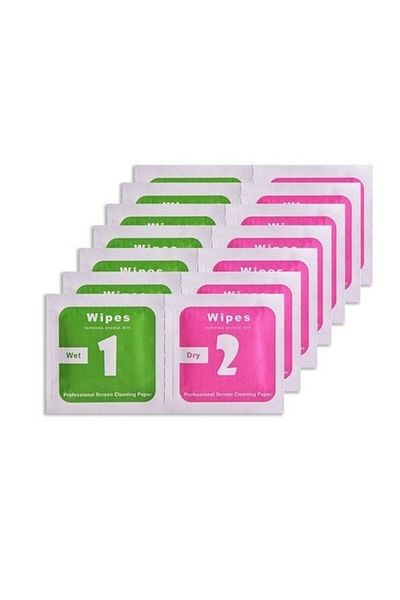 OEM Phone cleaning set, alcohol wipes and dry wipes, 300 pcs