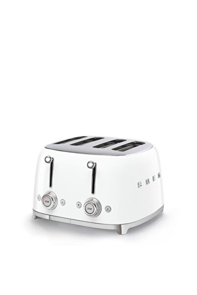 SMEG Prăjitor de pâine TSF03WHEU, 2000 W, 6 niveluri (Alb)