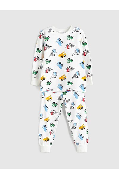 LC Waikiki Printed Boys' Pajama Set (W5)