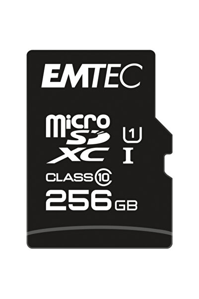 Emtec Card de memorie Elite Gold, 256GB, microSDXC, UHS-I U1, adaptor SD inclus