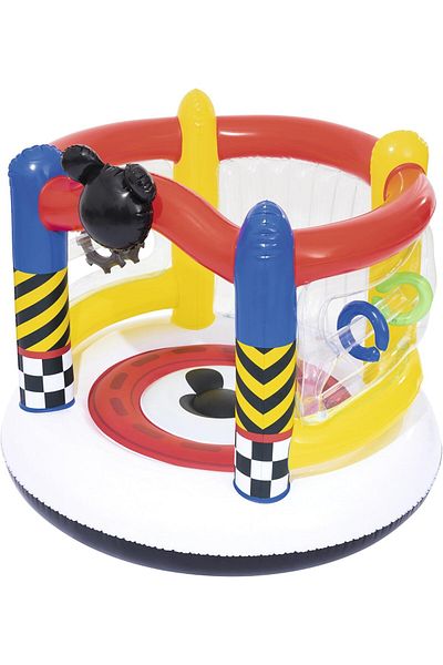 BESTWAY Mickey and The Roadster Racers Boppin Bouncer, Multi-Colour, 1.37 x 1.19 m, 56403