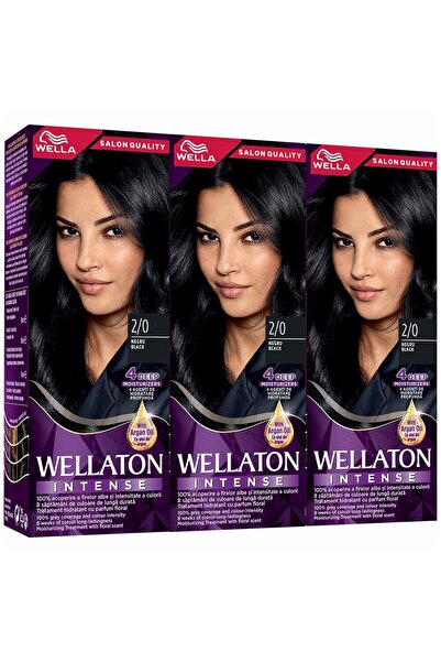 Wella Set 3x Wellaton 2/0, Negru
