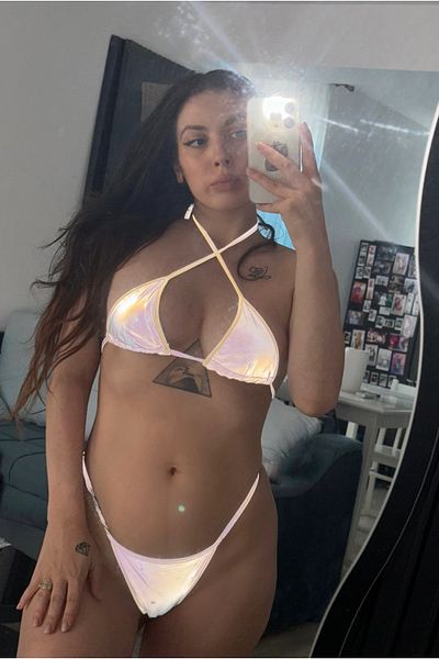 EXTRABABES ‘Reflective’ Adjustable Two-Piece Thong Bikini