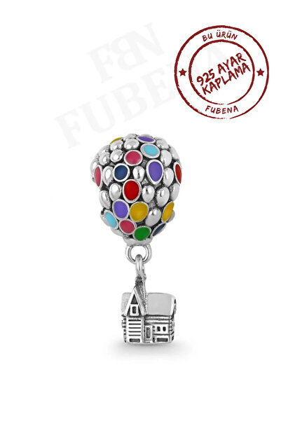 Fubena House and Colorful Balloons Charm
