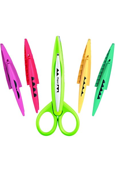 Maped Shaped Scissors Set 5 Changeable Tips3154146010052