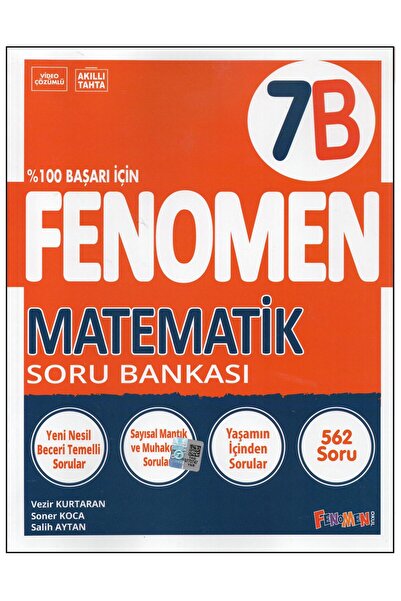 Fenomen Yayıncılık Fenomen 7.Sınıf 7B Matematik Soru Bankası