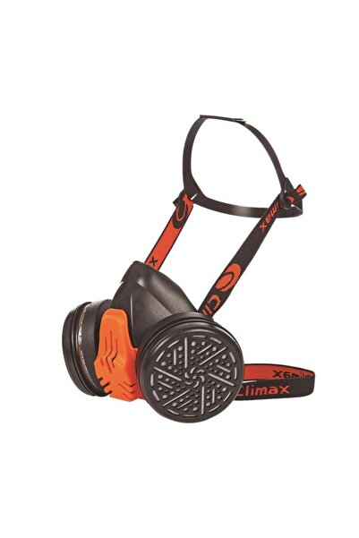 Climax Mască cu filtru antialergenic 756-S A1 Z (negru/portocaliu)