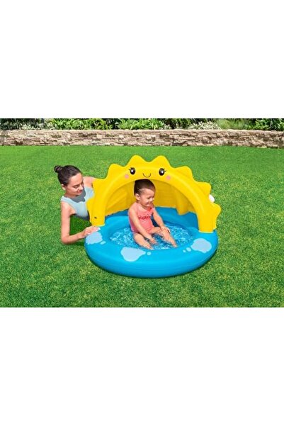 BESTWAY Sunny Days Paddling Pool with Sun Protection Roof 101 x 97 x 71 cm