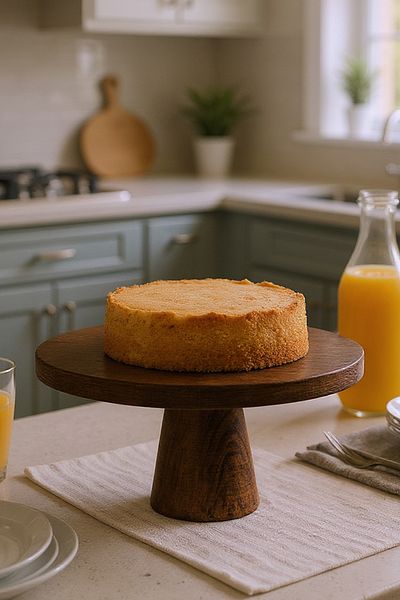 Snippy Ligno - Wooden Cake Stand Pedestal Presentation Stand 25 cm