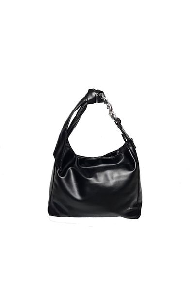 L-line fashion Women's bag, casual, black, 30x38x12 cm