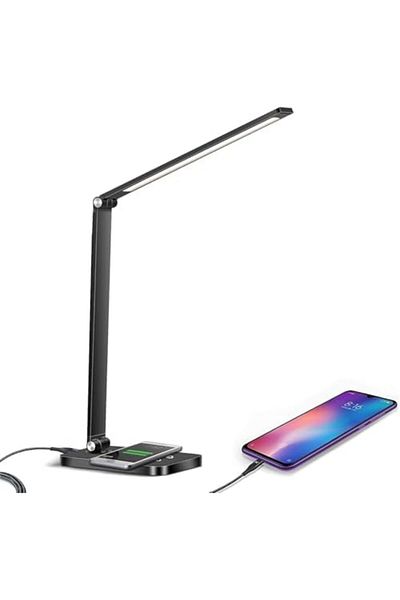 SKY TOUCH SKY-TOUCH LED Desk Lamp, Eye-Caring Office Lamp, Foldable, For Computer/Desktop, Touch Control With