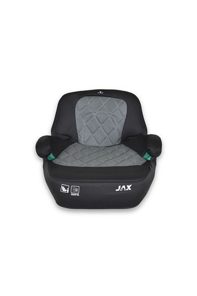 Cangaroo Car booster with backrest Jax Isofix, R129 approved, 125-150 cm or 22-36 kg, Grey