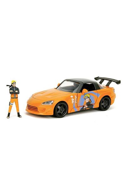 Jada Toys Car with Figurine Jada Toys Honda S2000 - Naruto Shippuden (Orange)