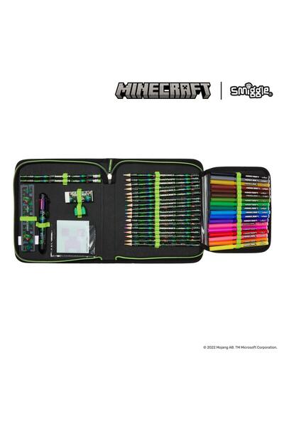 SMIGGLE - Minecraft Kırtasiye Seti ve Kalem Kutusu