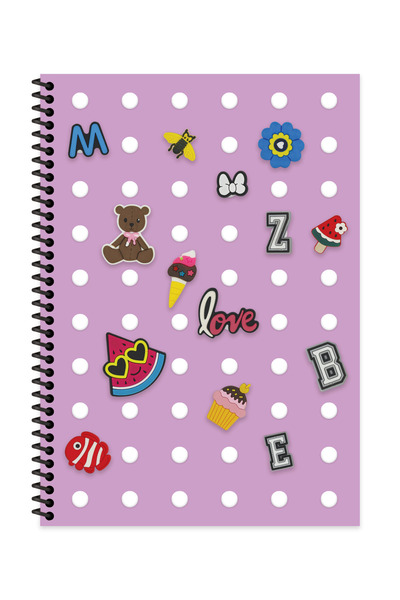 KESKİN COLOR A4 80 Yp. Striped Pp Cover Spiral Notebook Elementary Notebook