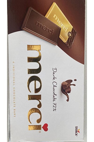 Storck merci %72 dark çikolalata 100gr alman menşeli bitter çikolata