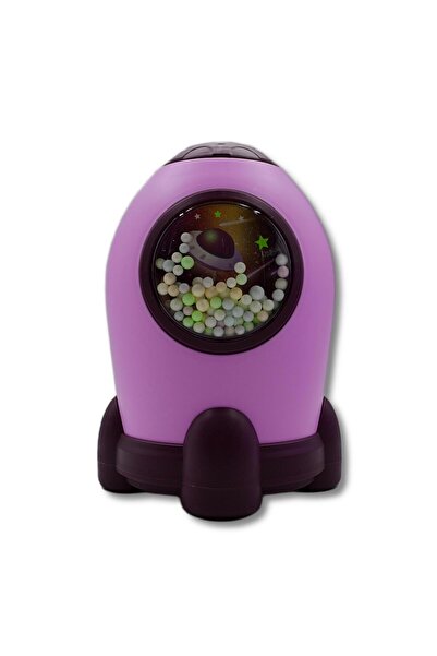 Linea Şifreli Uzay Mekiği Şekilli Kumbara (0359) Mor-Lila