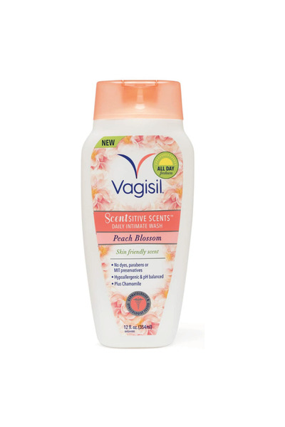 Vagisil فاجيسيل غسول يومي للمناطق الحساسة برائحة زهور الخوخ | Peach Blossom ا354 مل