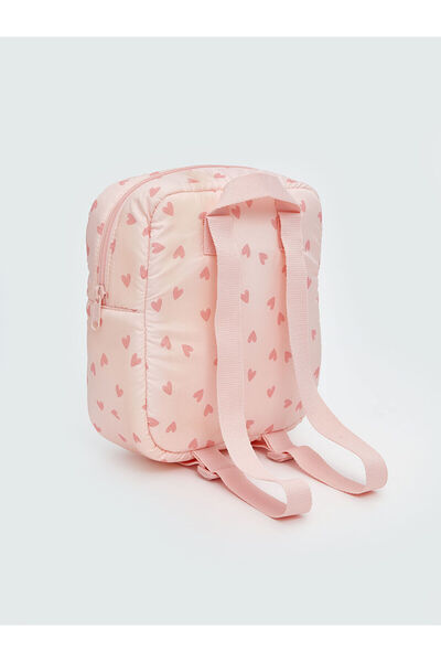 LC Waikiki Yeni Sezon Kalp Desenli Kız Bebek Sırt Çantası