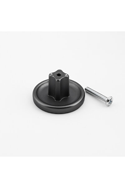 Badem10 Un singur șurub, cu dungi, de lux, culoare afumată, buton, mâner metalic, sertar, mobilier, dulap de bucătărie, dulap, mânere