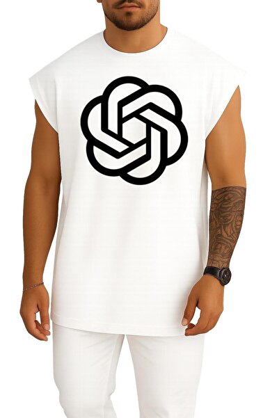 Bahriyeli Collection supradimensionat Openai Chatgpt Tricou cu design pe piept