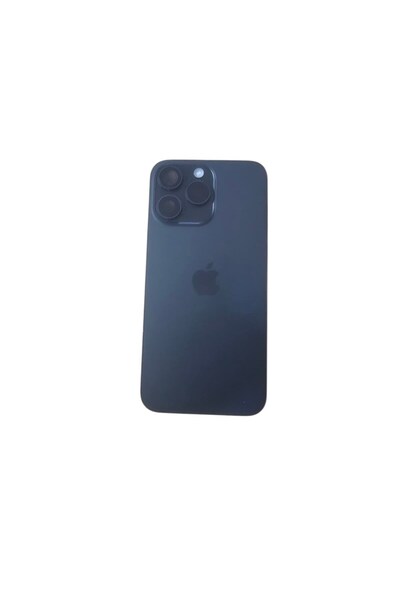 OEM Uyumlu İphone 15 Pro Max Dolu Kasa Çıkma Ürün Bataryasız - Siyah