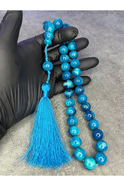 Mos Tespih Large Size High End Rope Tasseled Crimping Amber Prayer Beads