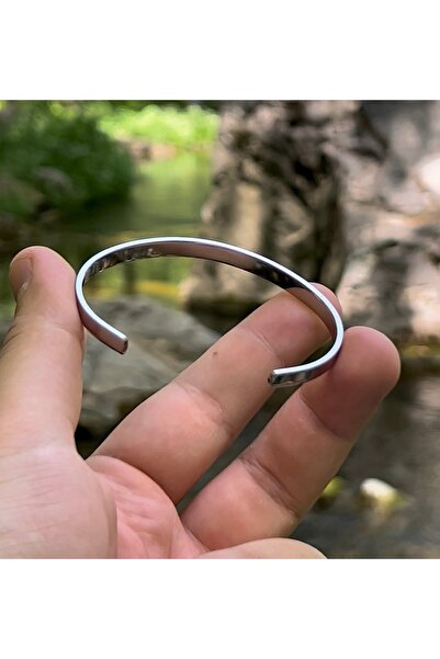 Takı Zanaatkarı 316L Çelik Erkek Kelepçe Bileklik
