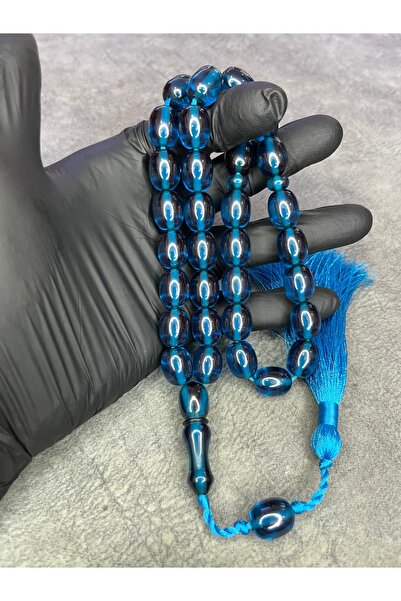 Mos Tespih Large Size Rope Tasseled High End Tightening Amber Prayer Beads