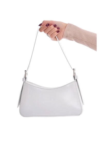 truvalıhelen Elegant and Stylish Faux Leather Baguette Hand Shoulder and Arm Bag